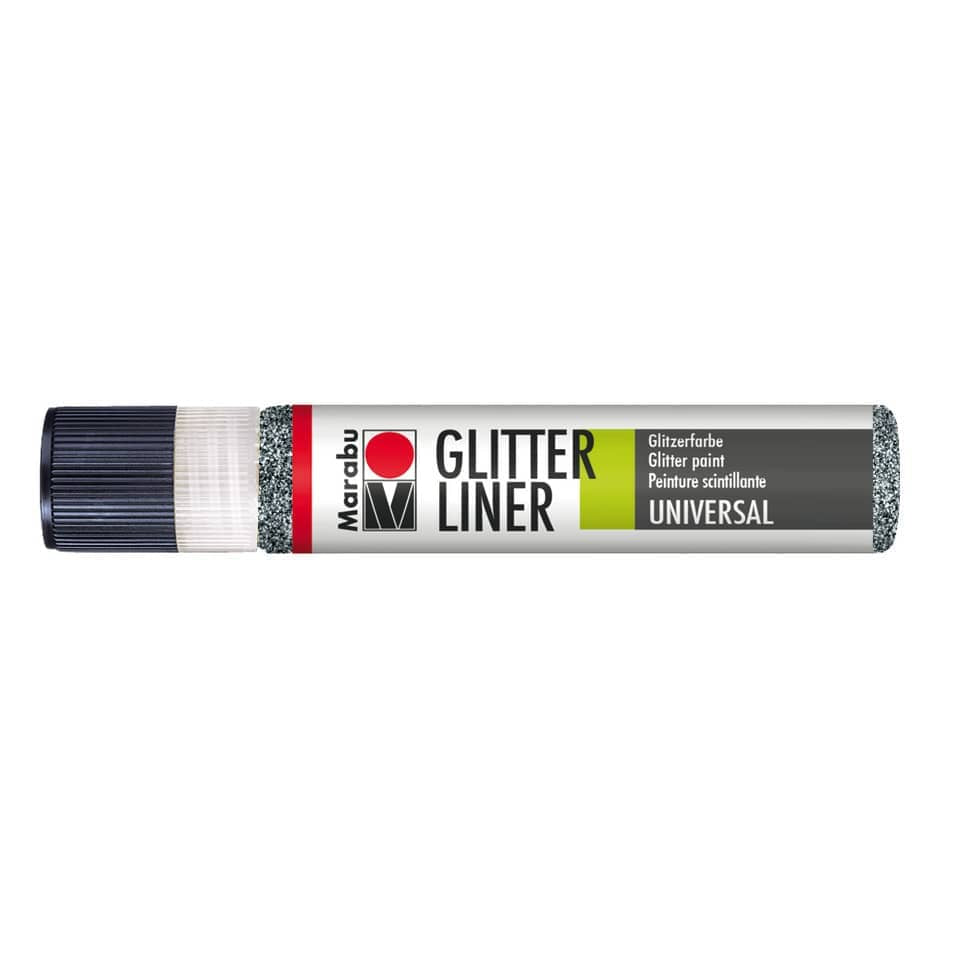 Glitter Liner, 25ml, graphit MARABU 18030 009 579
