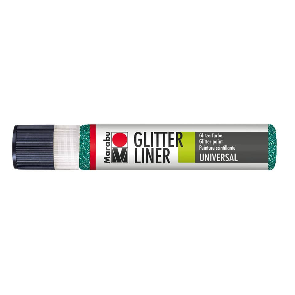 Glitter Liner, 25ml, petrol MARABU 18030 009 592