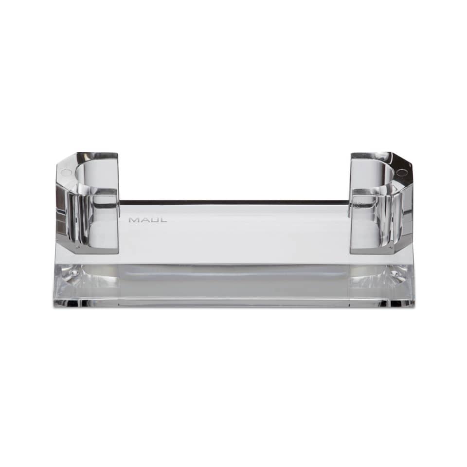 Visitenkartenhalter Acryl, 110 mm x 32 mm, glasklar MAUL 19594 05 MAUL 19594 05 11x4,4x3,2cm f. 35 Karten