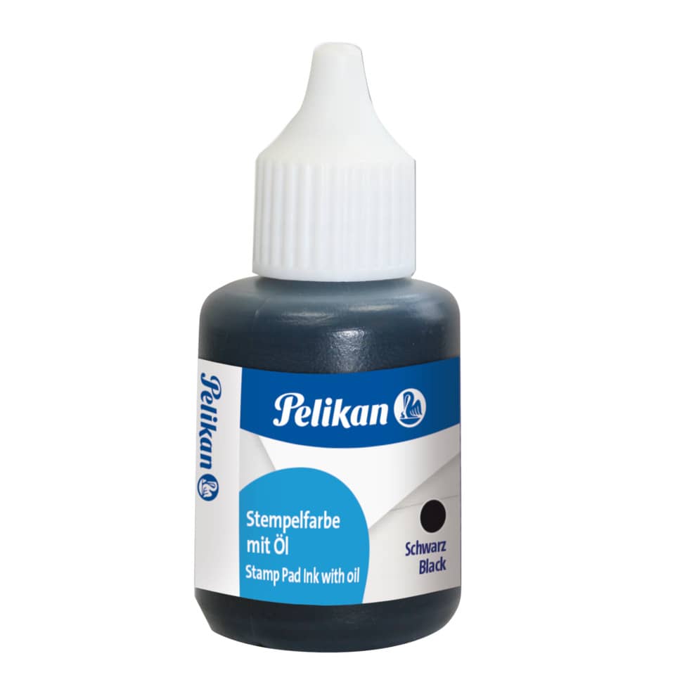 Stempelfarbe mit Öl, 30ml, schwarz PELIKAN 300004211 PELIKAN 300004211 351353 30 ml