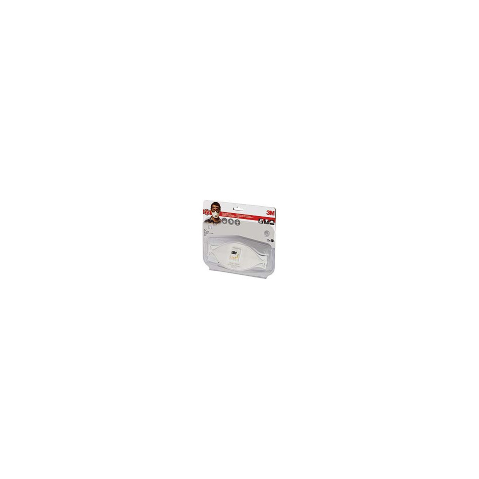 Atemschutzmaske Aura™ Partikelmaske für Elektrowerkzeugarbeiten, FFP2, 2er Pack 3M 9322-2 3M 9322C2