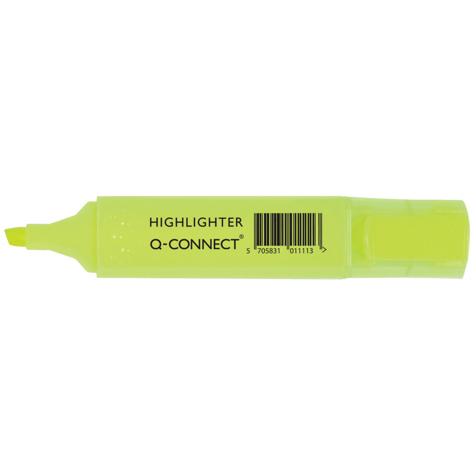 Textmarker, 1 - 5,2 mm, gelb Q-CONNECT KF01111 Q-CONNECT KF01111 1,0-5,2mm