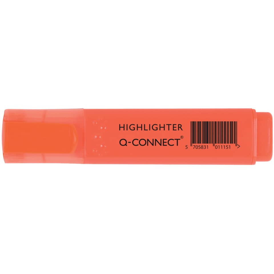 Textmarker, 1 - 5,2 mm, orange Q-CONNECT KF01115 Q-CONNECT KF01115 1,0-5,2mm