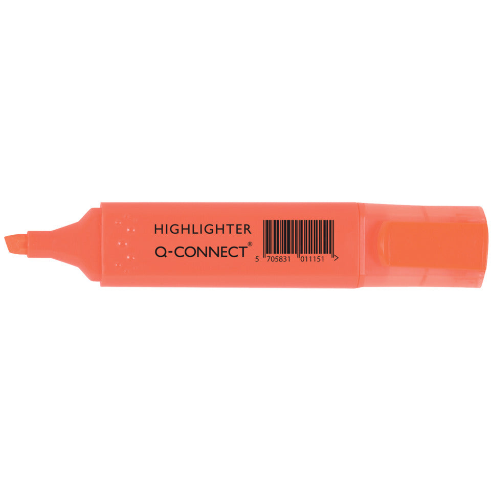 Textmarker, 1 - 5,2 mm, orange Q-CONNECT KF01115 Q-CONNECT KF01115 1,0-5,2mm