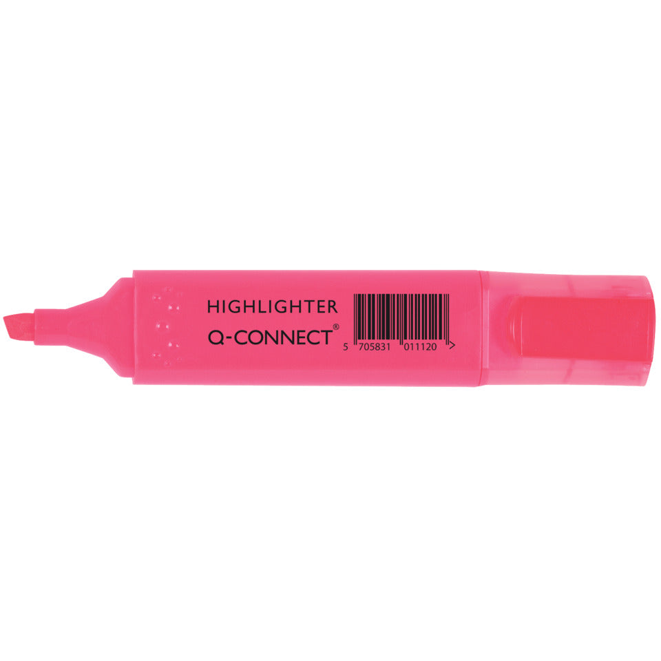 Textmarker, 1 - 5,2 mm, rosa Q-CONNECT KF01112 Q-CONNECT KF01112 1,0-5,2mm