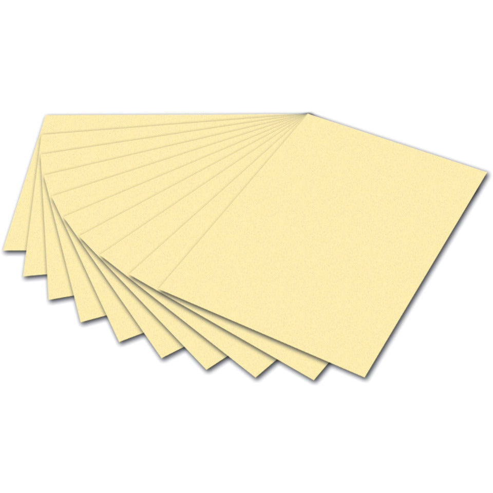 Tonpapier, 50x70cm, 130g/m², strohgelb FOLIA 6711E FOLIA 6711 E 130g