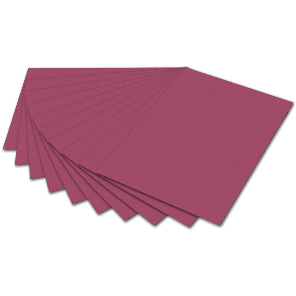 Tonpapier, 50x70cm, 130g/m², weinrot FOLIA 6727E FOLIA 6727 E 130g