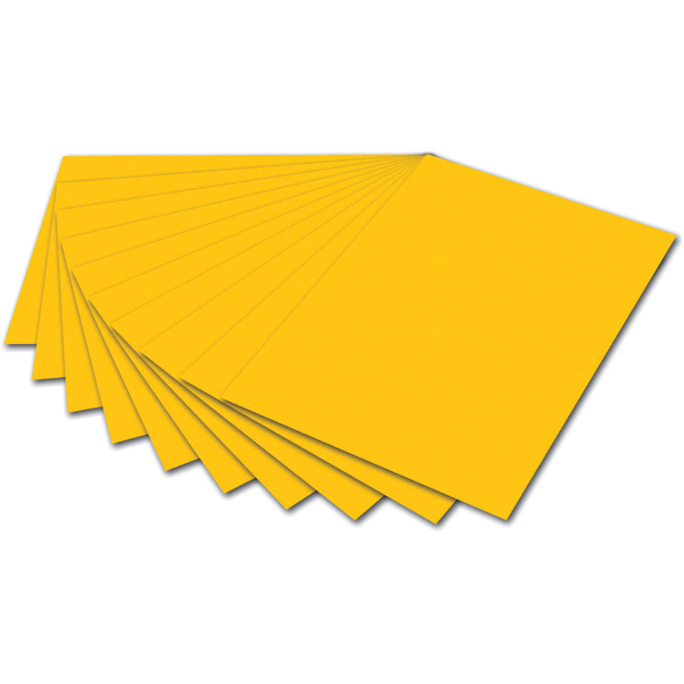 Tonpapier, A4, 130g/m², goldgelb FOLIA 6415