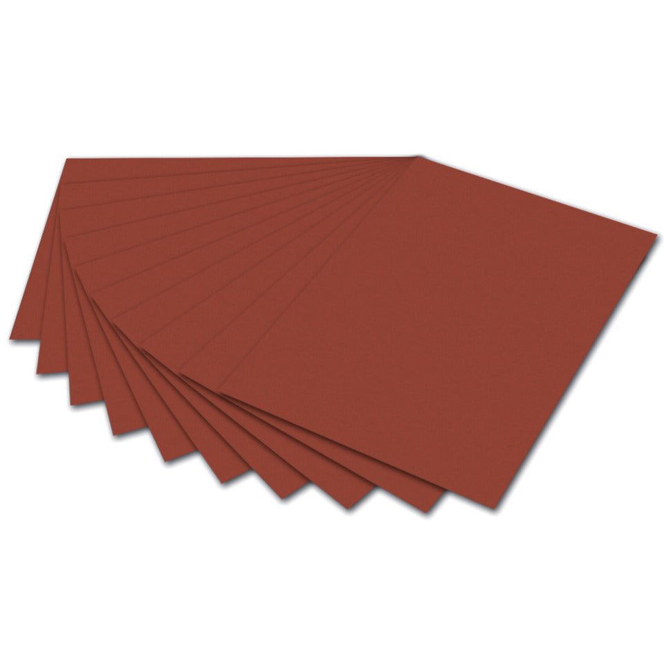 Tonkarton, A4, 130g/m², 100 Stück, rotbraun FOLIA 6474 FOLIA 6474 130g