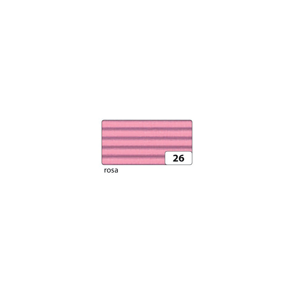 Bastelwellpappe, 50 x 70 cm, rosa FOLIA 741026 FOLIA 741026 50x70cm