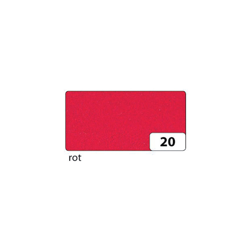 Moosgummi, 20x29cm, hochrot FOLIA 231020 FOLIA 231020  20x29cm