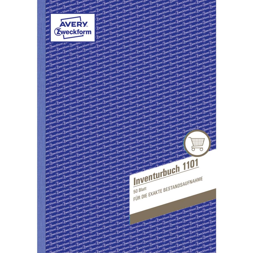 Inventurbuch, A4, 50 Blatt AVERY ZWECKFORM 1101 ZWECKFORM 1101 A4/50Bl