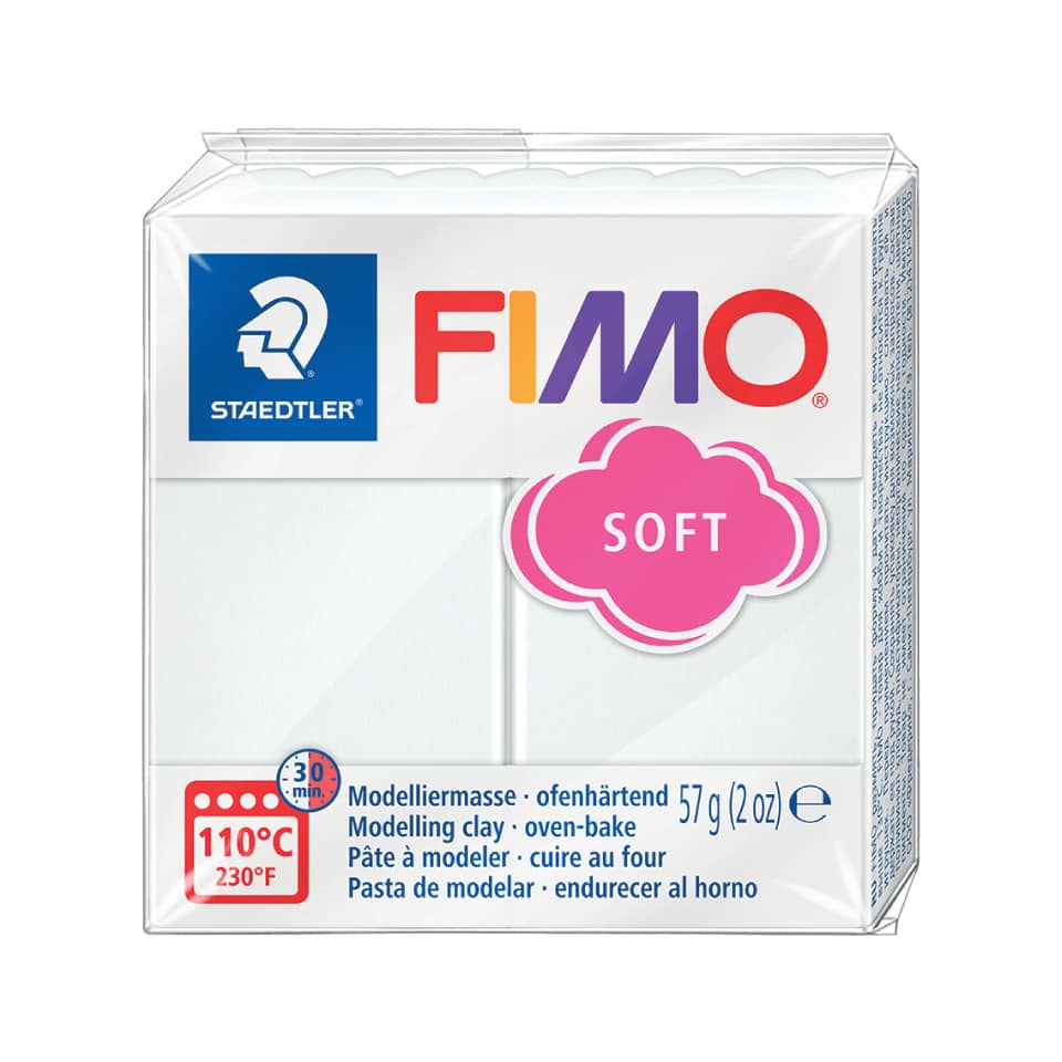 Modelliermasse FIMO® soft, 57 g, weiß STAEDTLER 8020-0 STAEDTLER 8020-0  Soft 57g