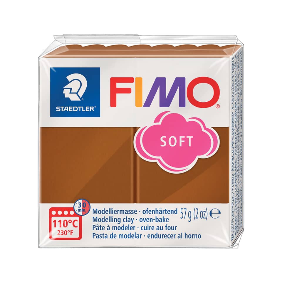 Modelliermasse FIMO® soft, 57 g, caramel STAEDTLER 8020-7 STAEDTLER 8020-7  Soft 57g