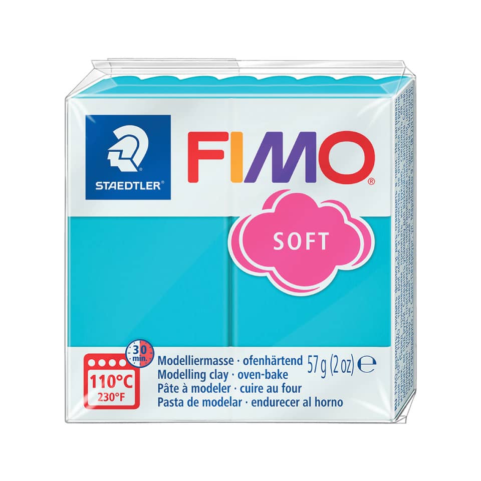 Modelliermasse FIMO® soft, 57 g, pfefferminz STAEDTLER 8020-39 STAEDTLER 8020-39 Soft 57g