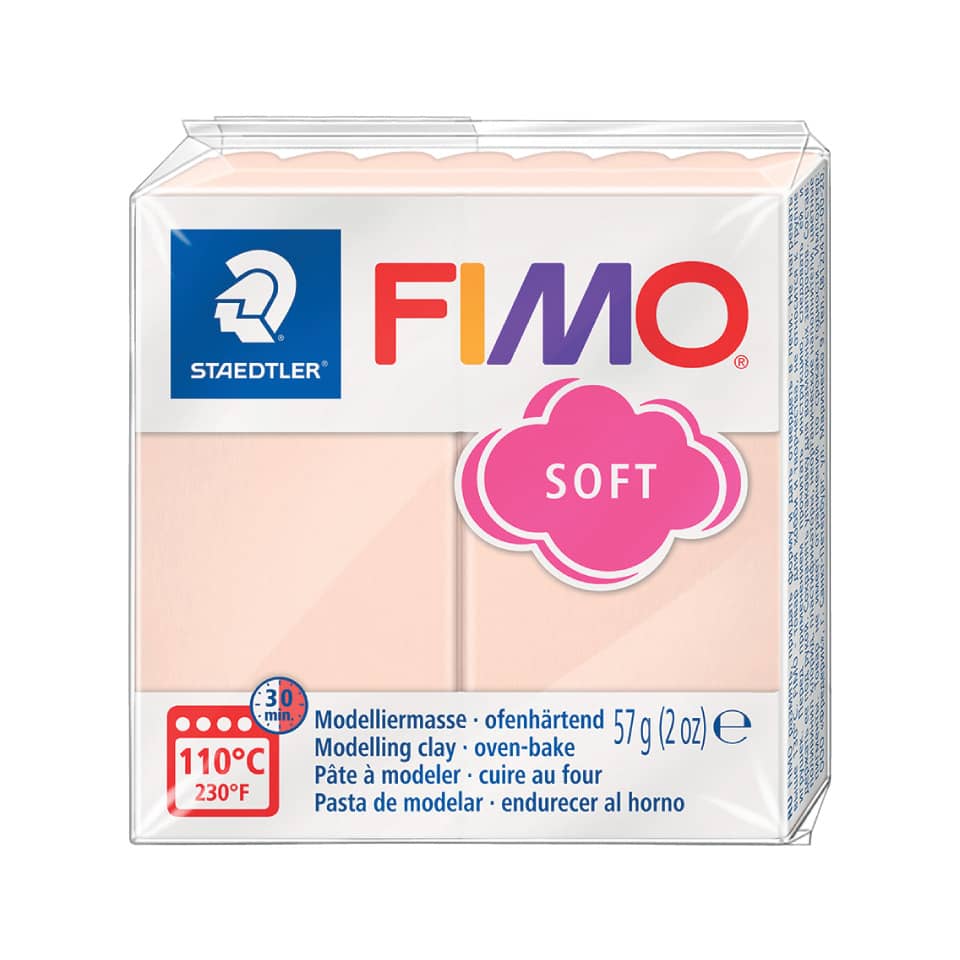 Modelliermasse FIMO® soft, 57 g, haut hell STAEDTLER 8020-43 STAEDTLER 8020-43  Soft 56g