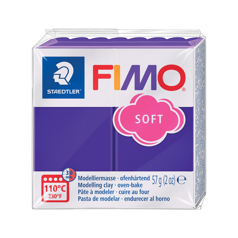 Modelliermasse FIMO® soft, 57 g, pflaume STAEDTLER 8020-63 STAEDTLER 8020-63  Soft 56g