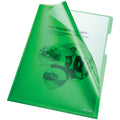 Aktenhülle, DIN A4, grün, PVC-Folie, 150 my, Oberfläche glatt, glasklar, 100 Stück BENE 205000GN BENE 205000GN 105546 glatt 150µm