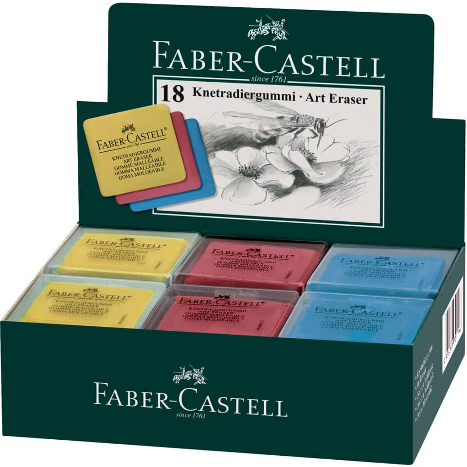 Radierer Knetgummi, sortiert FABER CASTELL 127321