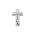 Kinderkreuz Ahorn, 15x9cm, weiß  N479/K/W