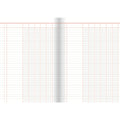 Spaltenbuch, A4, 6 Spalten/ 1 Seite, 30 Blatt, Karton, liniert, rot/grau, rot RNK 3406 RNK 3406 A4 30BL