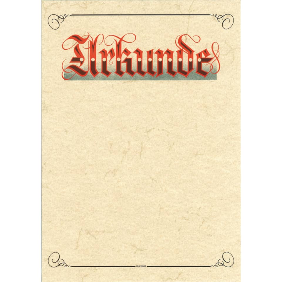 Elefantenhautpapier - Urkunde , A4, 190g/m², weiß RNK 2855