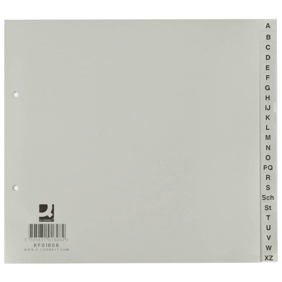 Register A-Z, A4, 230 x 210 mm Q-CONNECT KF01808 Q-CONNECT KF01808 PP 24tlg.