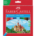 Farbstiftetui Castle, 48 Stück, sortiert FABER CASTELL 120148 FABER CASTELL 120148 m.Spitzer