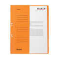 Ösenhefter, A4, 250 g/m², halber Deckel, kfm. Heftung, Manilakarton, orange FALKEN 80000516 FALKEN  80000516