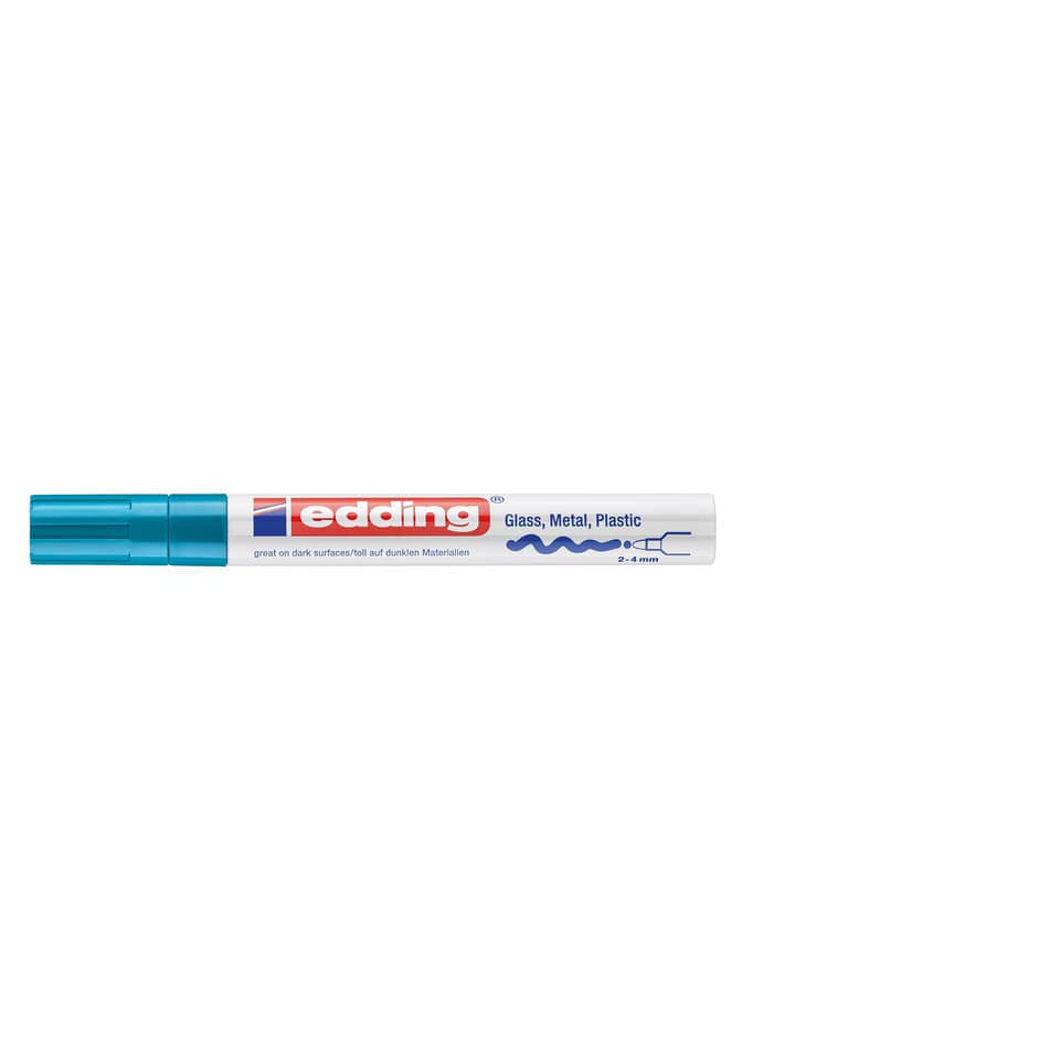 Glanzlackmarker 750, 2-4mm, Rundspitze, hellblau EDDING 750CR-010 EDDING 750-9-010  750CR-010