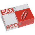 Büroklammern 233, 30 mm, verzinkt, Metalldraht, 100 Stück SAX 1-233-00 SAX 1-233-00 100ST