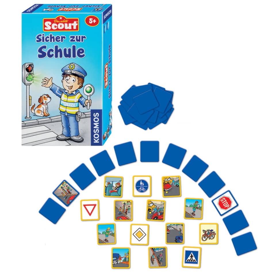 Mitbringspiel Scout   Sicher zur Schule KOSMOS 710538 KOSMOS 710538 Sicher zur Schule