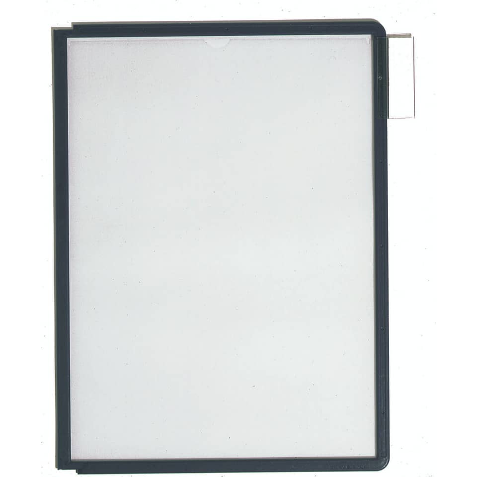 Sichttafel SHERPA® Panel A4, PP, A4, schwarz DURABLE 5606 01