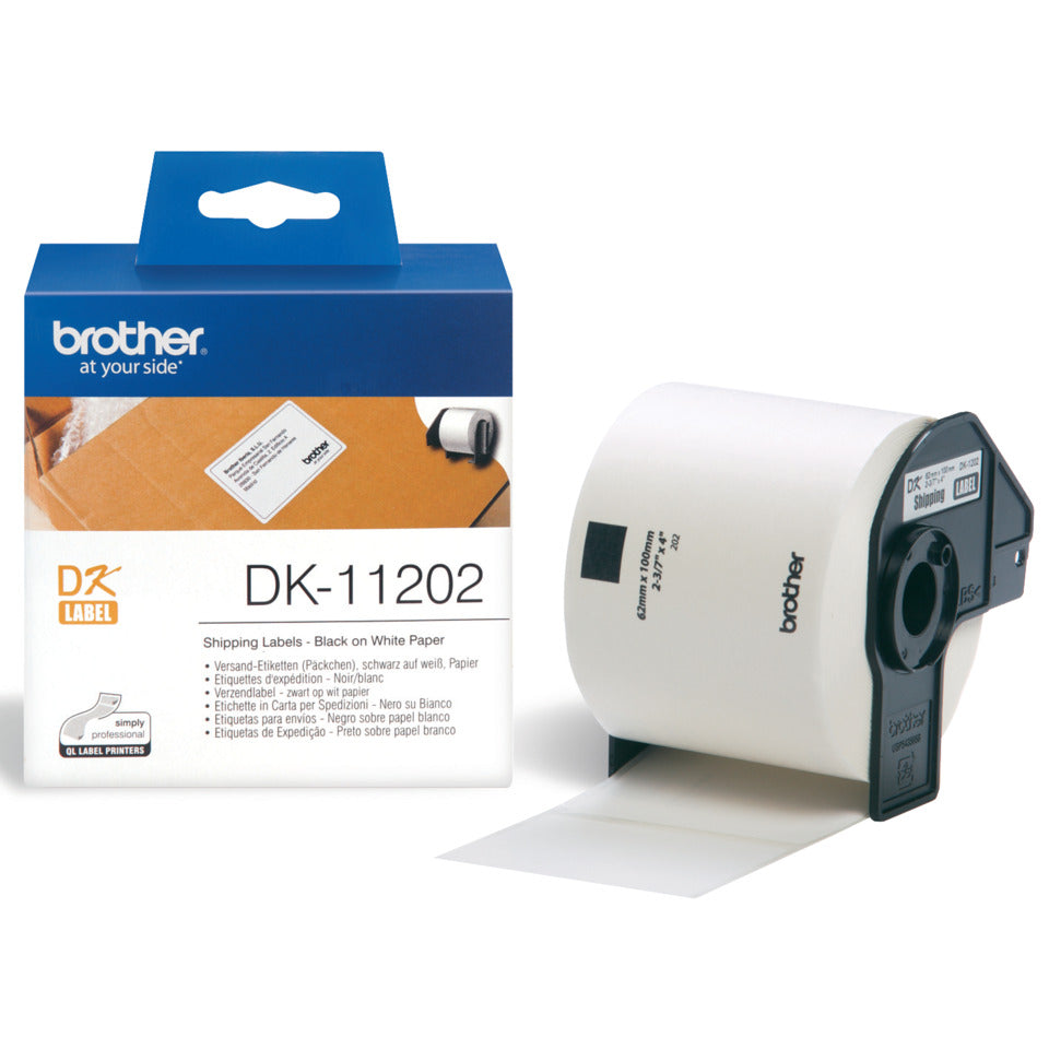 Etikett Label Printer, 62x100mm, 300 Stück BROTHER DK11202 BROTHER DK11202 300ST