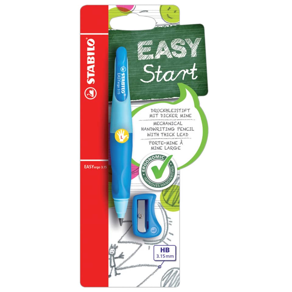 Druckbleistift EASYergo 3.15, blau, L STABILO B-46867-3 STABILO B-46867-3 links