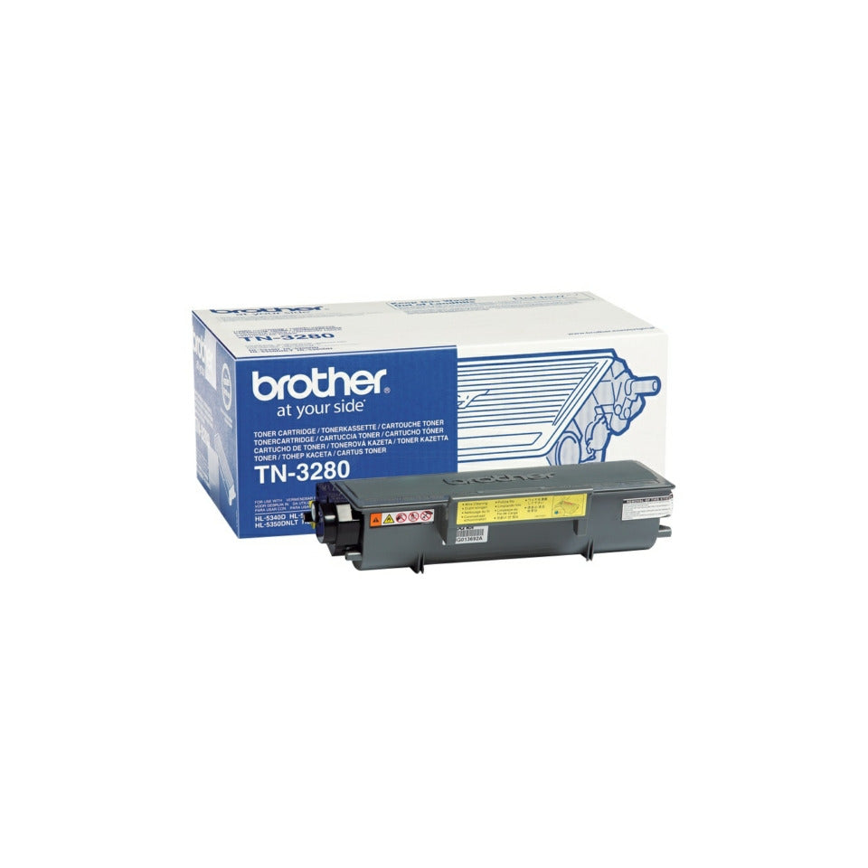 Lasertoner, 8.000 Seiten, schwarz BROTHER TN3280