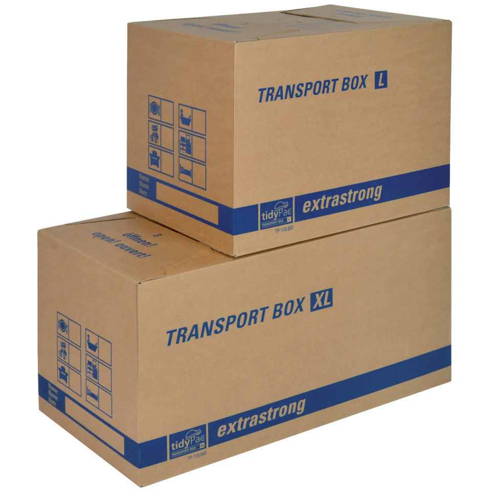 Transportbox XL, 650 x 350 x 370 mm, braun TIDYPAC 30000926 TIDYPAC 30000926 68x35x35,5cm