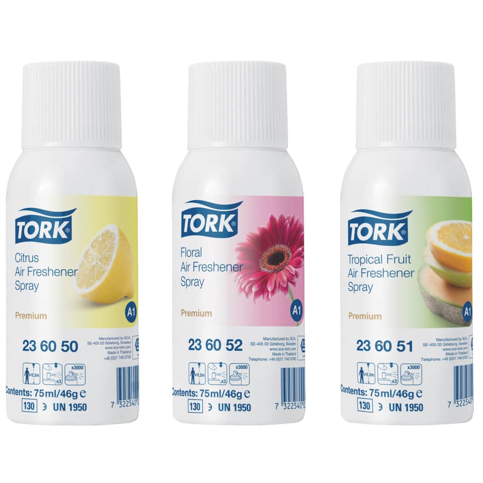 Lufterfrischer Spray System A1   75ml unsortiert TORK 236056 TORK236056 verschiede Duftstoffe-unsort.