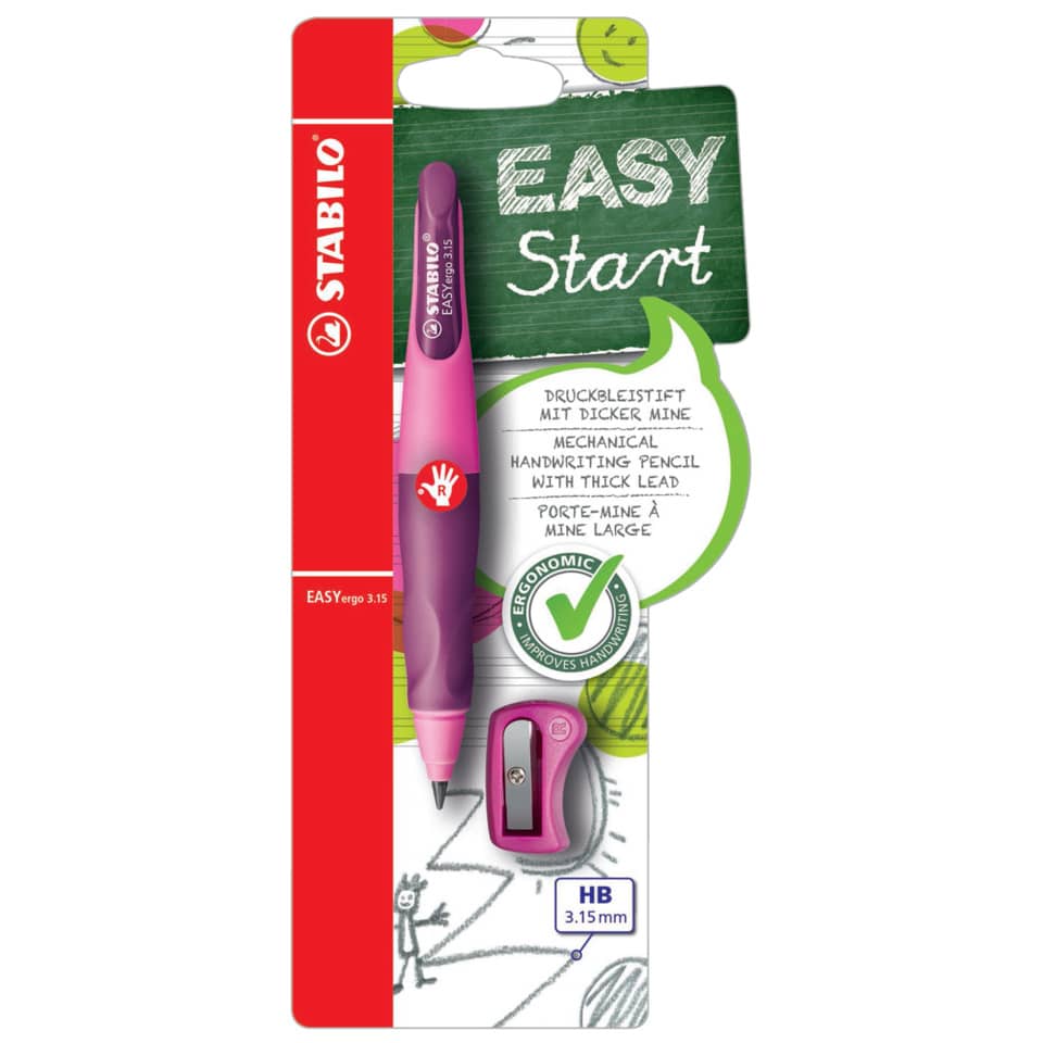 Druckbleistift EASYergo 3.15, pink, R STABILO B-46870-5 STABILO B-46870-5 rechts