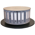 Ordner-Drehsäule, 1 Etage, Ø810mm, grau REEF RT081B1 RT081B1 Tisch.81cm