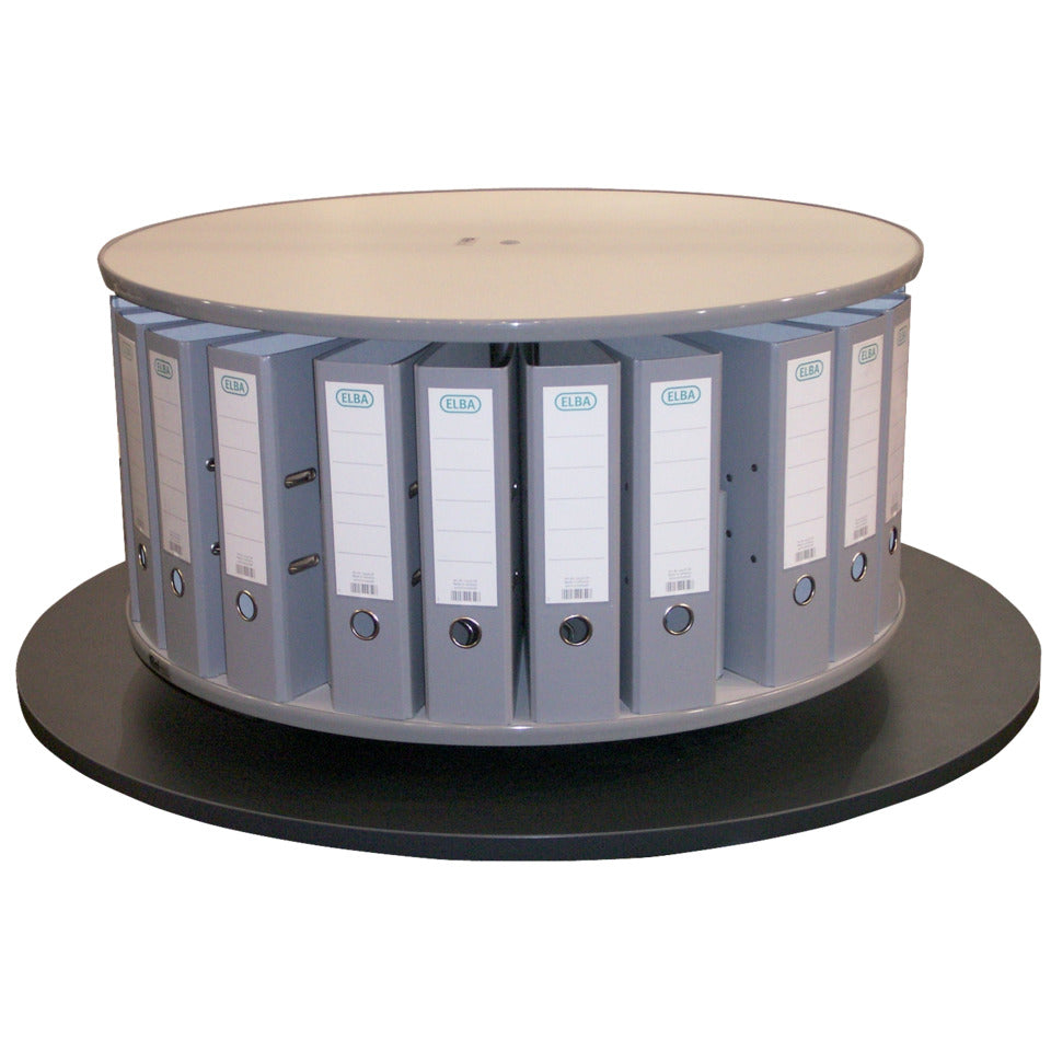Ordner-Drehsäule, 1 Etage, Ø810mm, grau REEF RT081B1 RT081B1 Tisch.81cm