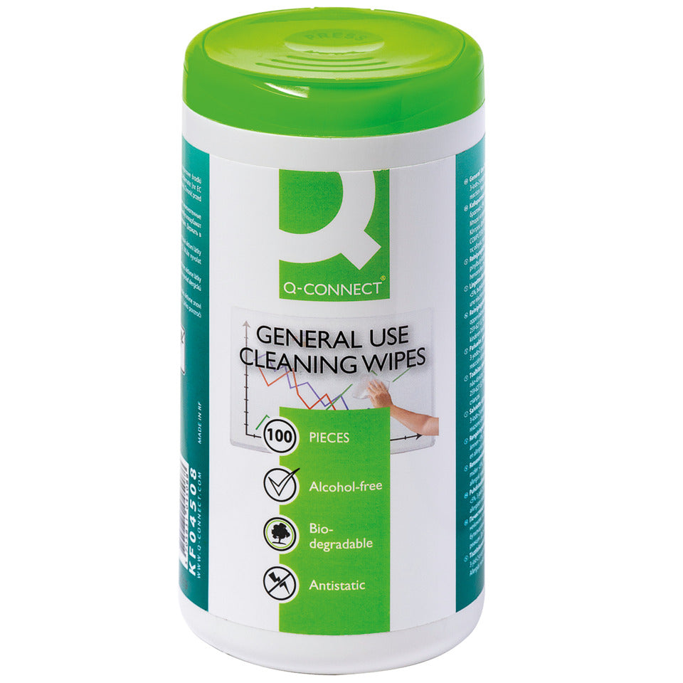 Universaltücher, 100 Stück Q-CONNECT KF04508 Q-CONNECT KF04508 Dose 100ST