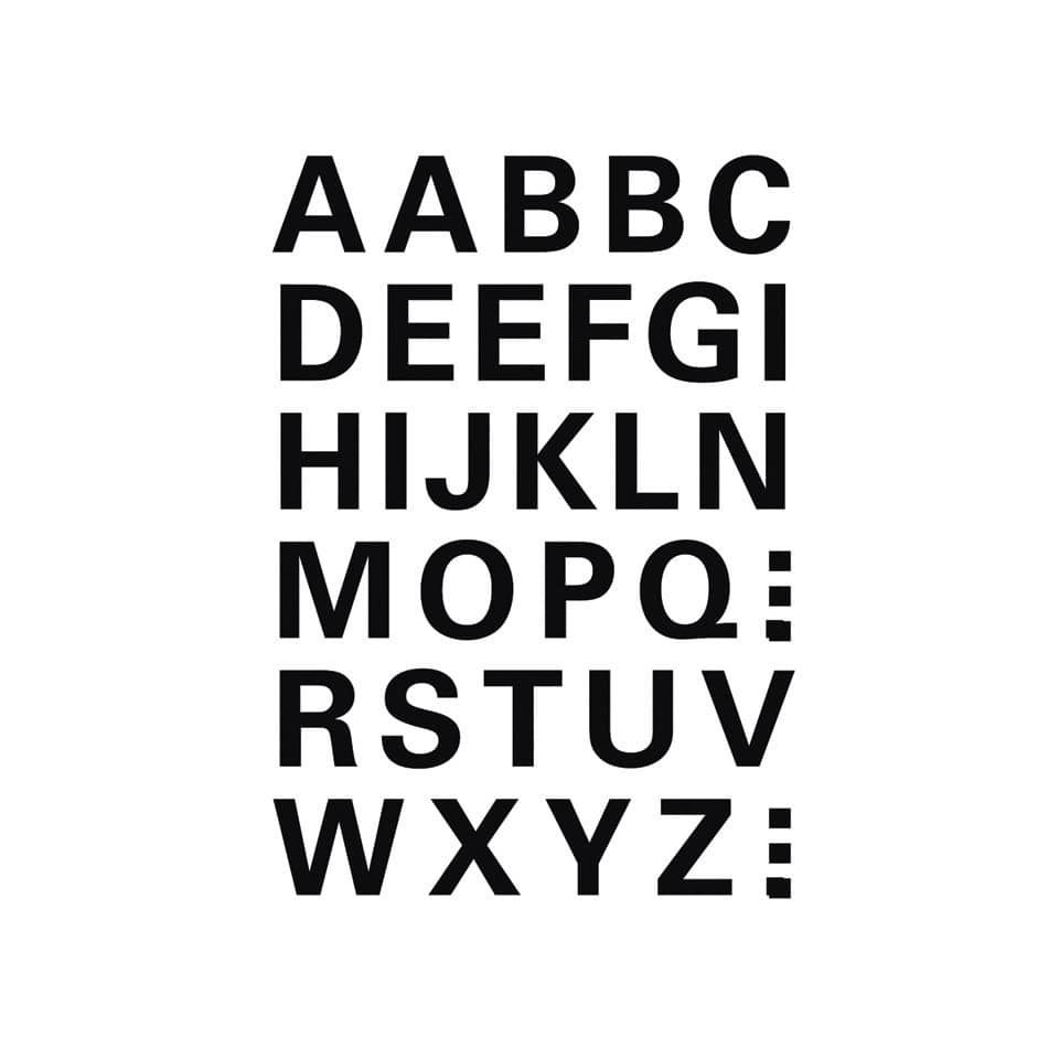 Buchstabenetikett A-Z, wetterfest, 36 Stück, schwarz HERMA 4163 HERMA 4163 15 mm  wetterfest