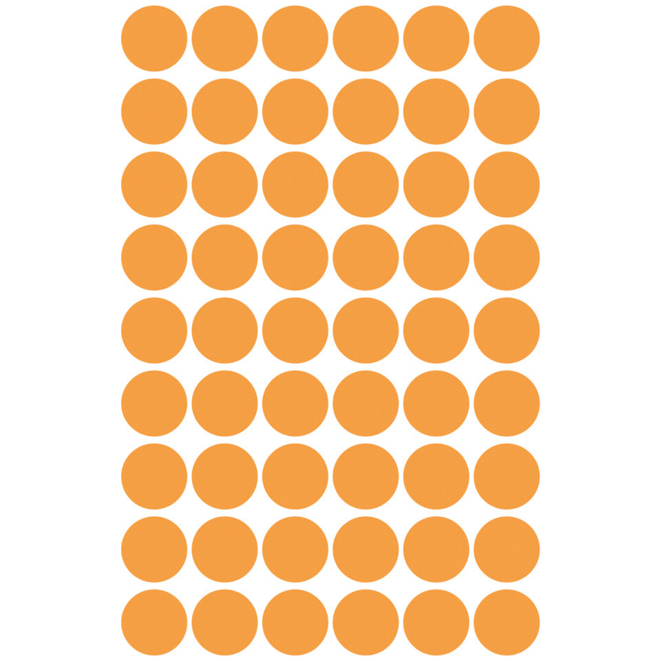 Markierungspunkte, Ø12mm, 270 Stück, leuchtorange AVERY ZWECKFORM 3148 ZWECKFORM 3148 permanent haftend