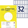 Vielzwecketiketten, 38x14mm, 928 Stück, weiß AVERY ZWECKFORM 3323