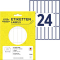 Vielzwecketiketten, 50x14mm, 672 Stück, weiß AVERY ZWECKFORM 3336