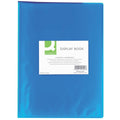 Sichtmappe, A4, 20 Hüllen, transparent blau Q-CONNECT KF02142 Q-CONNECT KF02142 20 Hüllen