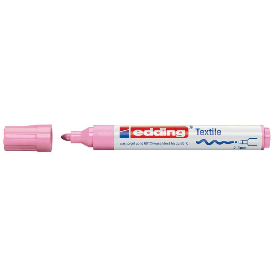 Textilmarker 4500, 2-3mm, rosa EDDING 44500009 EDDING 4500 9  2-3mm