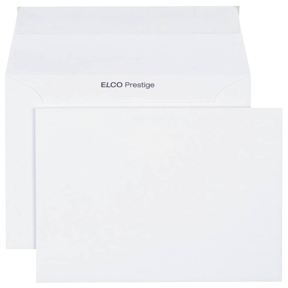 Briefumschlag Documento ohne Fenster, B6, 120g/m², haftklebend, 25 Stück, weiß ELCO 7039612 ELCO 7039612 Offs. 120g  25St Prestige