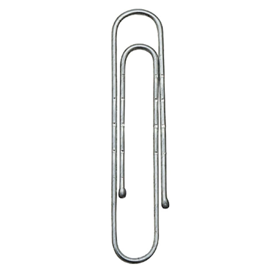 Büroklammer 50mm Norica, Kugelenden, gewellt, 100 Stück NORICA 2261 NORICA 2261 Kugelende gew. 100ST